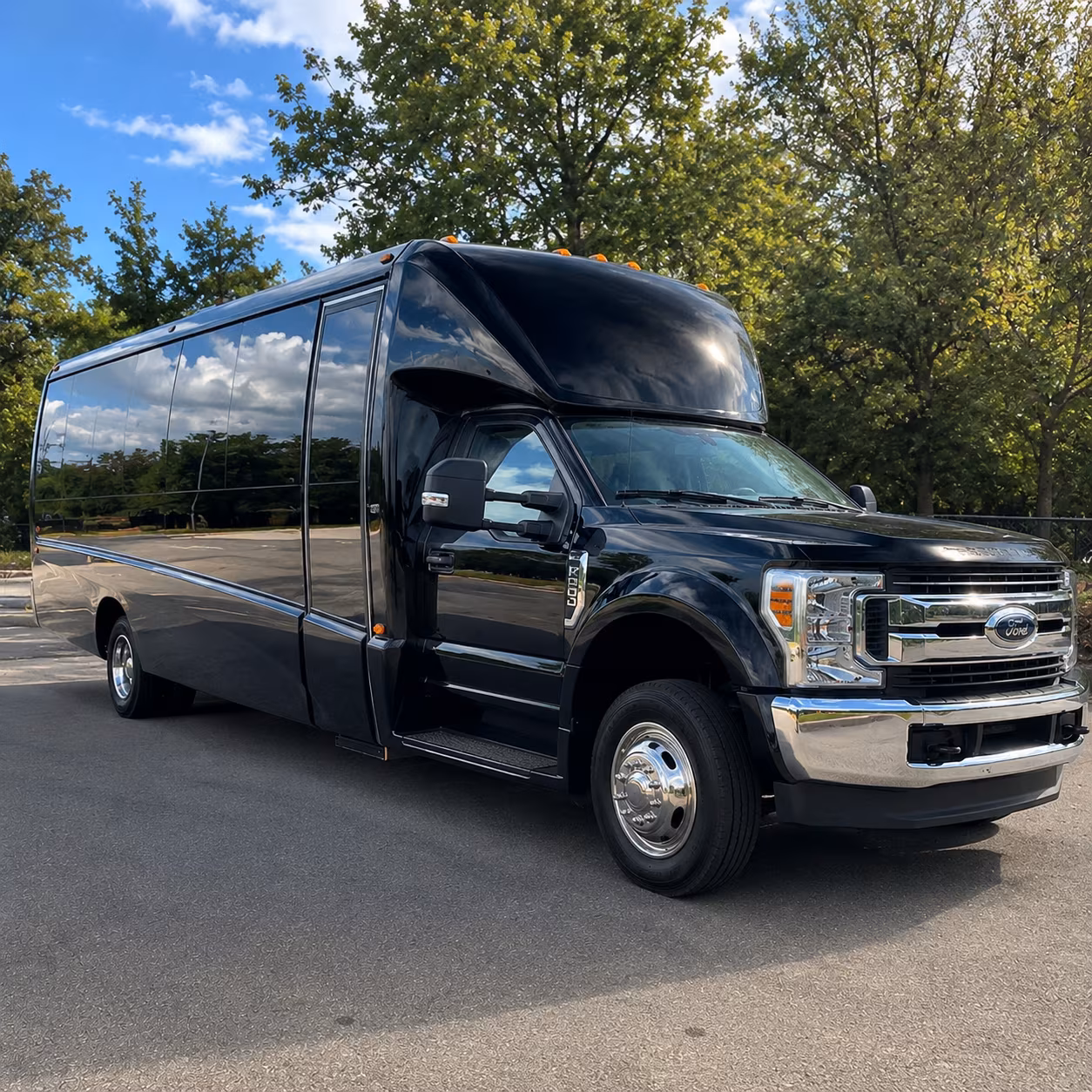 akron game day charter bus rentals for akron teams and fan groups