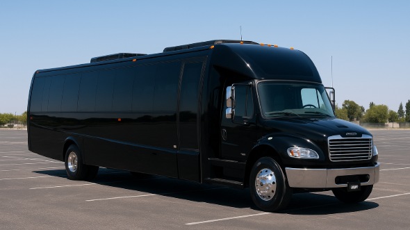 Exterior of Charter Bus Company Elyria's 15 Passenger Minibus in Elyria