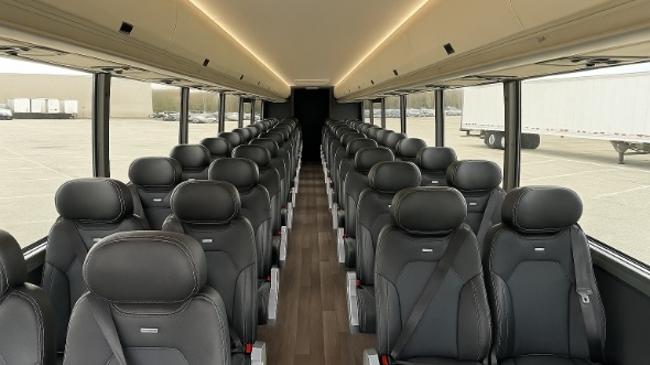 Interior of Charter Bus Company Euclid's 18 Passenger Minibus in Euclid
