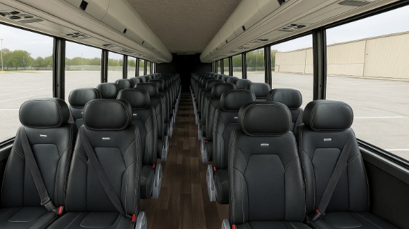 Interior of Charter Bus Company Euclid's 20 Passenger Mini bus in Euclid