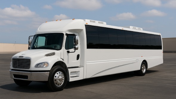 Exterior of Charter Bus Company Euclid's 30 Passenger Minibus in Euclid