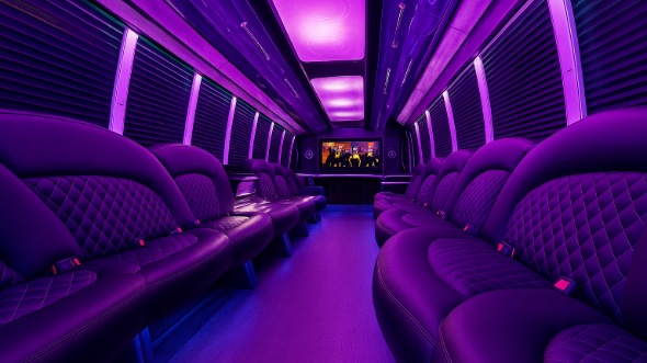 euclid party bus rental inside